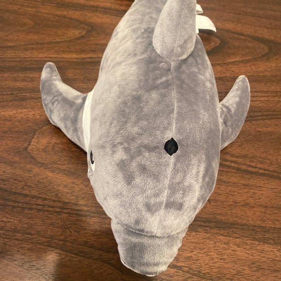 New ! IKEA BLAVINGAD BLÅVINGAD Soft Toy Dolphin/gray 20" - Picture 7 of 7
